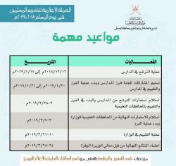 الحملة الإعلامية لتكريم المعلمين في يوم المعلم 2018/2019م 