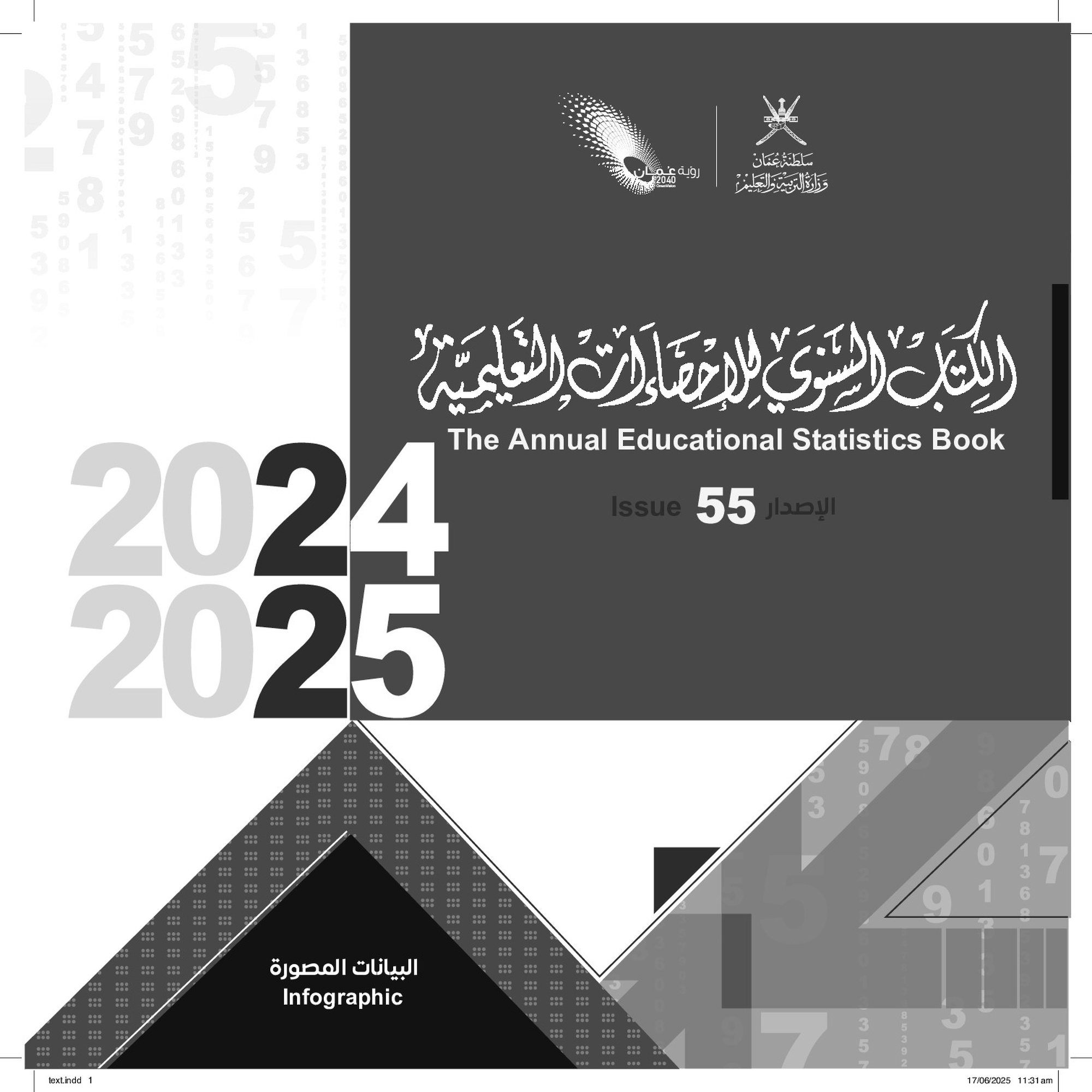 الكتاب السنوي للاحصاءات التعليمية للعام الدراسي 2024_2025_ملحق البيانات المصورة