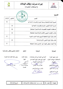 اجراء صرف وايقاف البدلات بالمحافظات