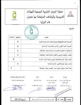 عملية الموارد البشرية الموجهة للهيئات التدريسية